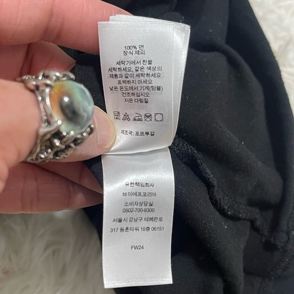 EUC Men’s Size Medium Supreme Small Box Logo Patch Long-sleeve Crewneck In Black - Picture 13 of 14